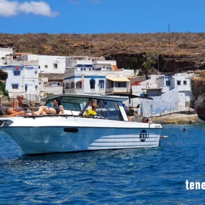 Sport fishing on a boat in Tenerife